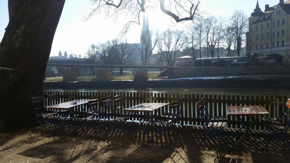 Brauereigaststatte Spitalgarten Regensburg Kültér fotó